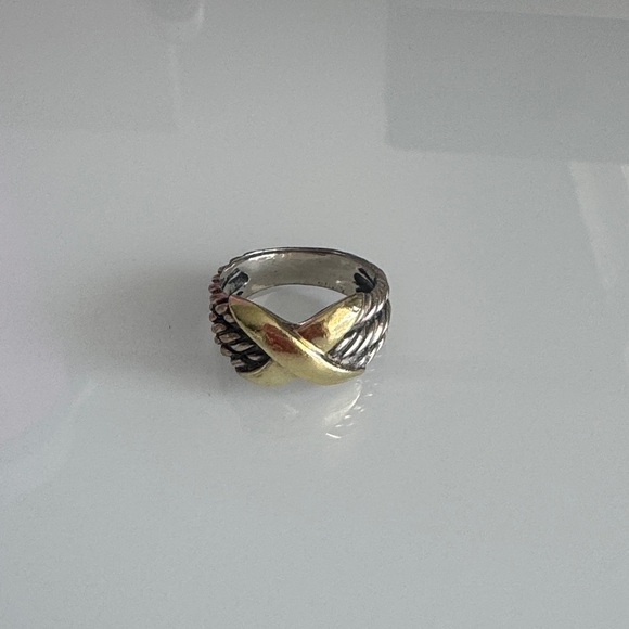 David Yurman Two-Tone Twist Ring - Picture 1 of 3